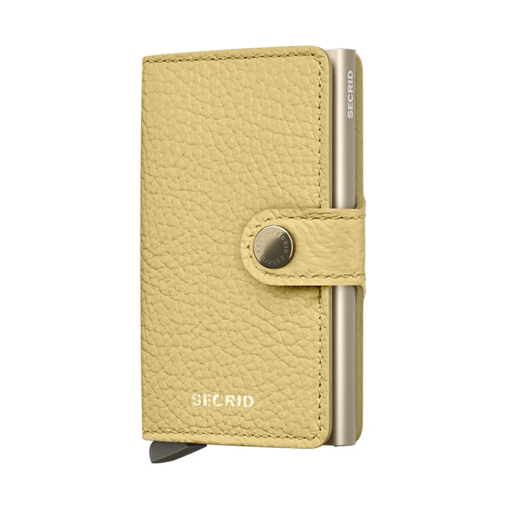 Secrid Miniwallet Pebble Butter Yellow